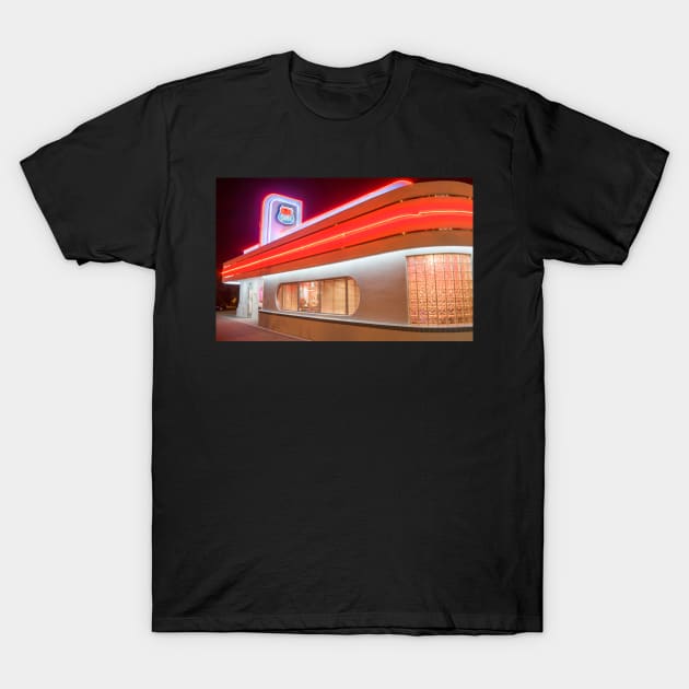 50's style Diner on Historic Route 66 T-Shirt by brians101